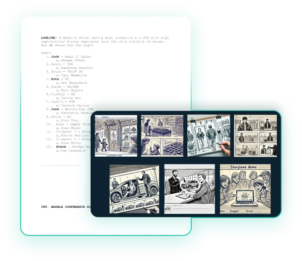 Video concept development - Studio Lewis process step 2