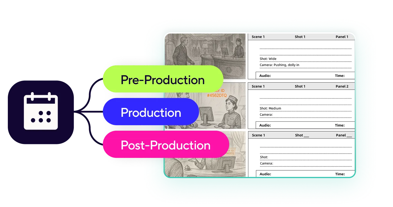 Production plan icon