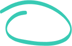 Green circle decoration