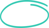 Green circle decoration